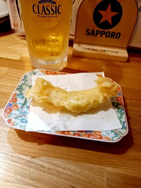 お通し鰆の天ぷら