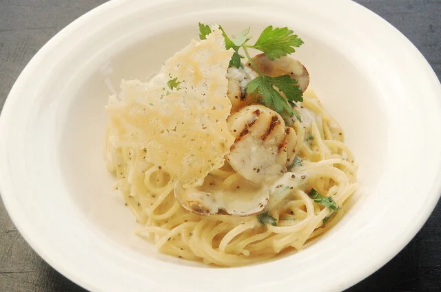 北海道産グリルホタテのクリーム