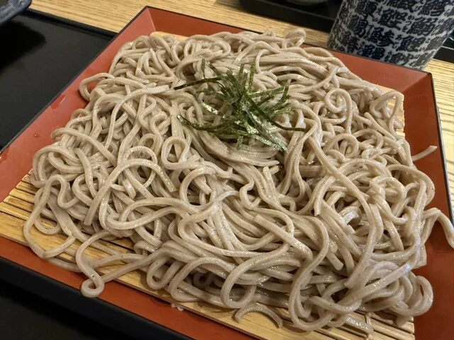 冷たいお蕎麦