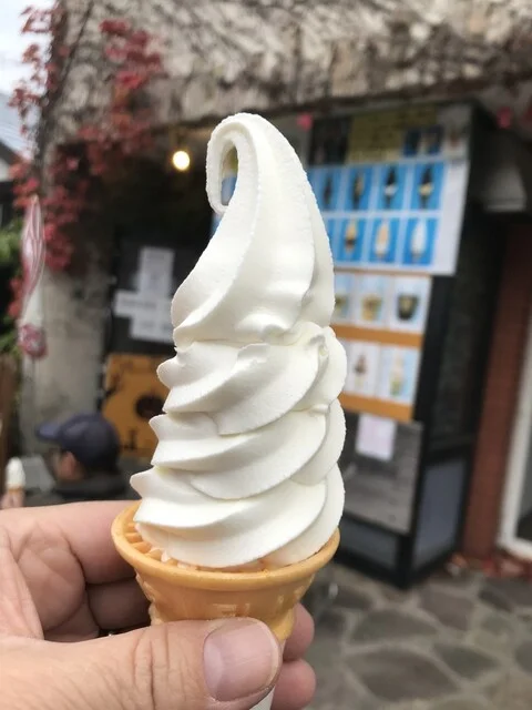 牛乳ソフトクリーム