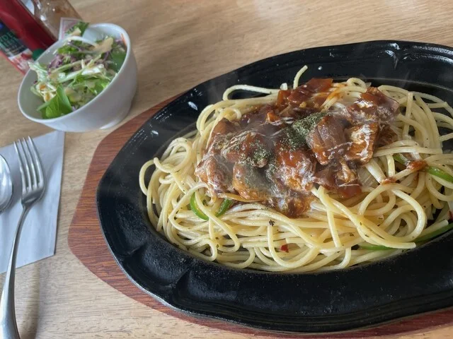 ビーフシチュー&スパゲッティ
