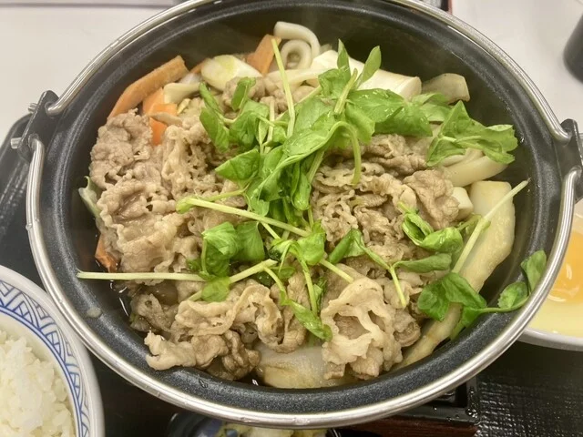 牛すき鍋膳（大盛）