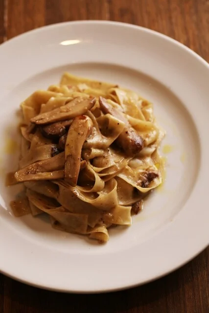 ポルチーニのフェットチーネ