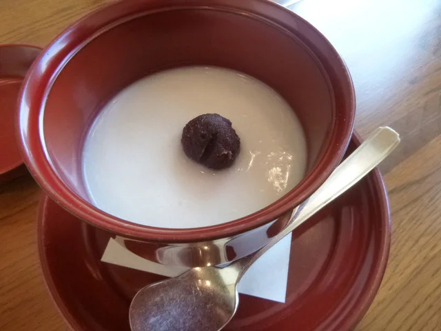 百合根の冷たいお汁粉