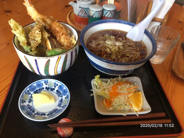 そば+天丼セット