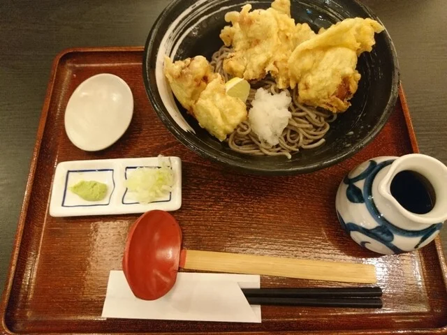 冷しとり天おろしそば