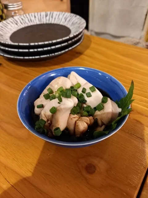 まぐろ白子ポン酢