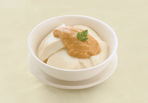 豆花ピーナッツソースがけ