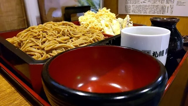 ごぼう天そば 冷