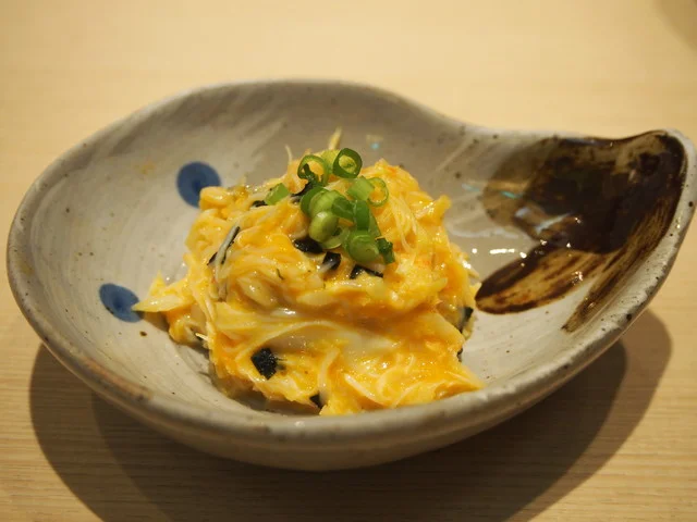 毛蟹雲丹和え