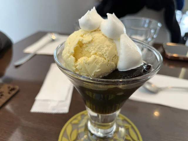 大人のミニ珈琲ゼリーパフェ