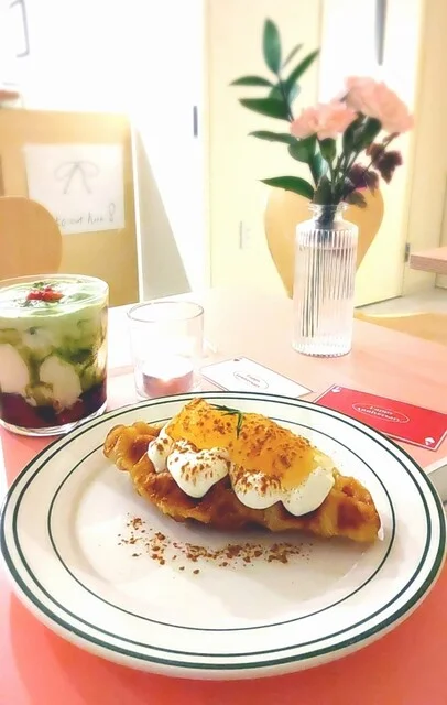 アップルシナモンと抹茶いちごミルク