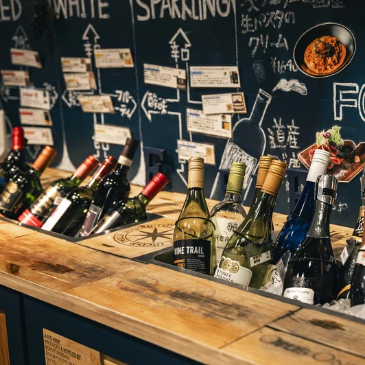 ワインビュッフェコーナー