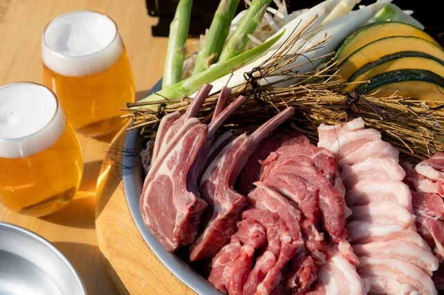 北海道産ラム肉のプレミアムコース