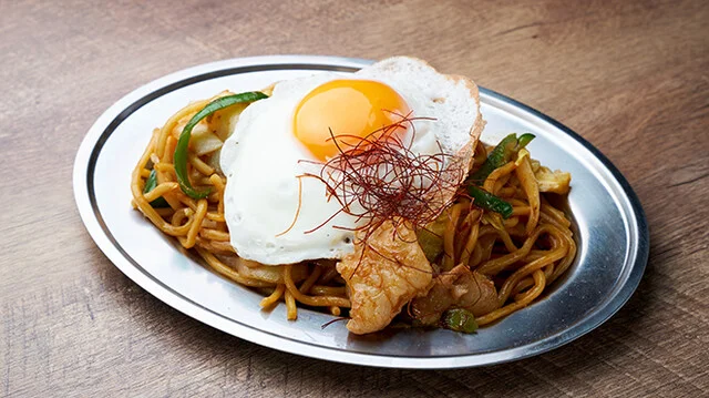 ホルモン焼きそば