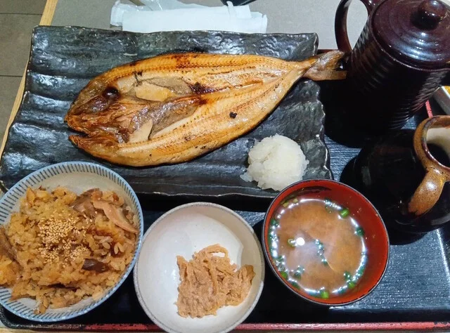 北海道真ホッケ定食