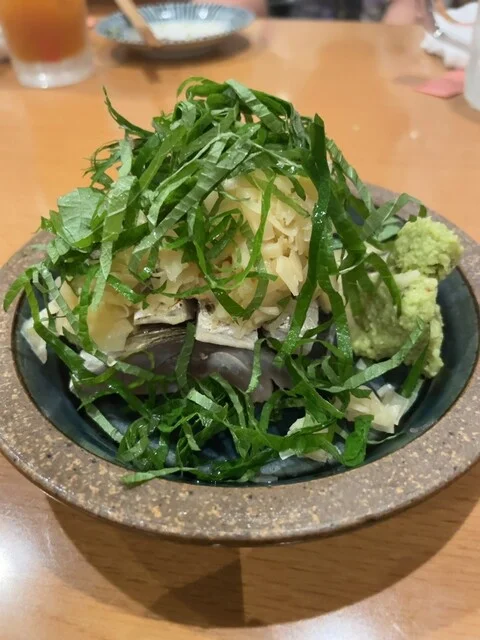 ガリサバしそまみれ