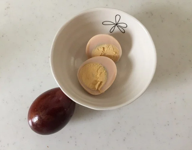 中までしっかり燻製たまご