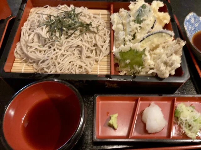 いか天せいろ（ごまそば）