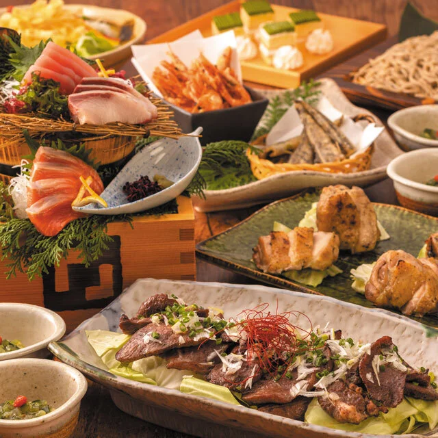 石巻鮮魚と炭焼牛タン かっこ 仙台名掛丁店（【旧店名】炉ばた情緒 かっこ 仙台西口名掛丁店） - あおば通（居酒屋）の写真