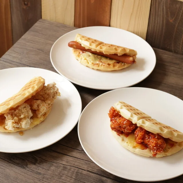 kiki waffle cafe（キキ ワッフル カフェ） - 撫牛子（スイーツ）の写真