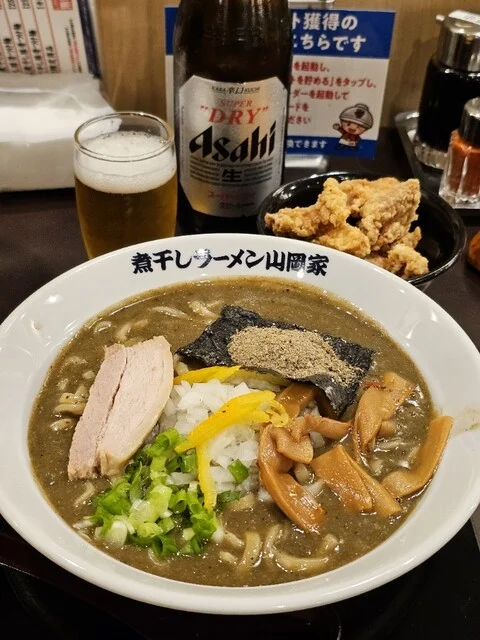 煮干しラーメン山岡家 弘前店（YAMAOKAYA） - 弘前東高前（ラーメン）の写真