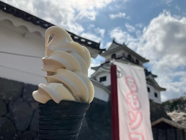 白石城小十郎茶屋 - 白石（ソフトクリーム）の写真