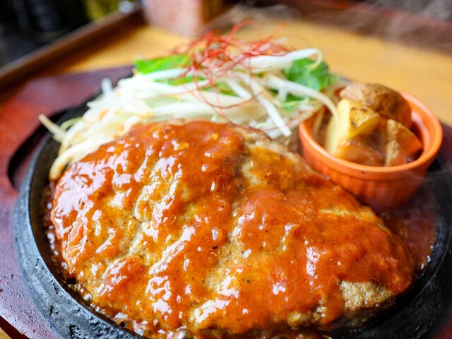 つきみち - 涌谷（ハンバーグ）の写真