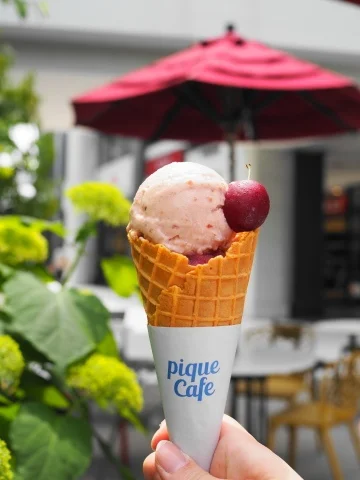 gelato pique cafe creperie 三井アウトレットパーク 仙台港店（ジェラート ピケ カフェ クレープリー） - 中野栄（カフェ）の写真