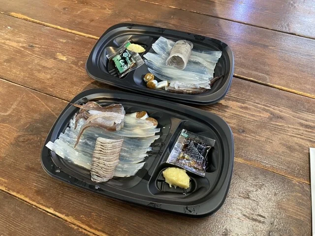 函館朝市 駅二市場 活いか釣り広場 - 函館（海鮮）の写真