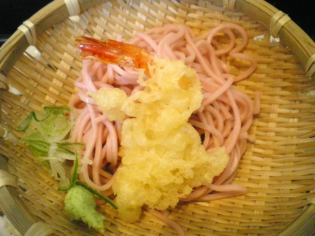 桜蕎麦・甘海老天ぷら