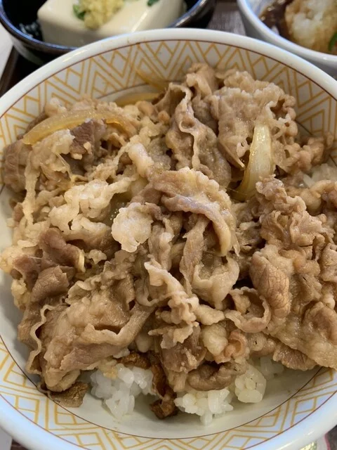 「やっぱ好きやねん」と「悲しい色やね」、たまにゴッチャになっちゃうんですよね。全然違う歌なんですけどね。 : すき家 函館漁火通店の写真