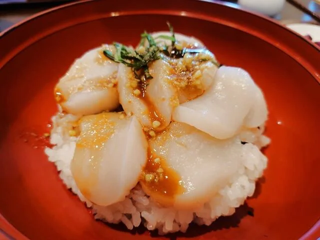 【ホタテ丼】〜ホテルで朝食をシリーズ（１） : ホテルベルクラシック北見の写真