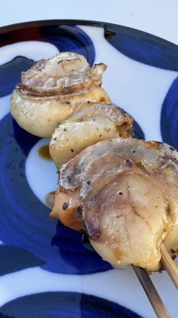 ホタテバター串