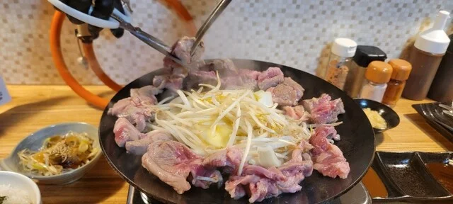 網走生ラムジンギスカン フラミンゴ - 桂台（ジンギスカン）の写真