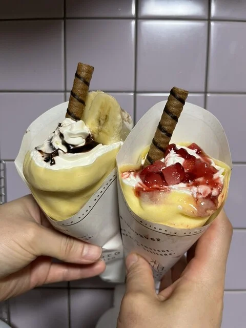 想 手作りおにぎりとクレープ（こころ） - 東釧路（おにぎり）の写真