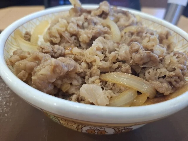 すき家 38号釧路鳥取店 - 新富士（牛丼）の写真