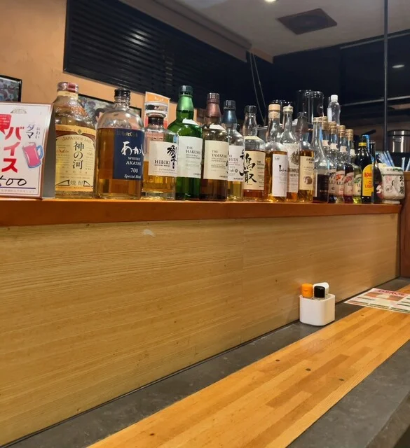 焼き鳥メイン⭐︎棚ぼたウイスキー : タスクの写真