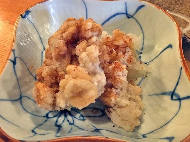 白子の天ぷら