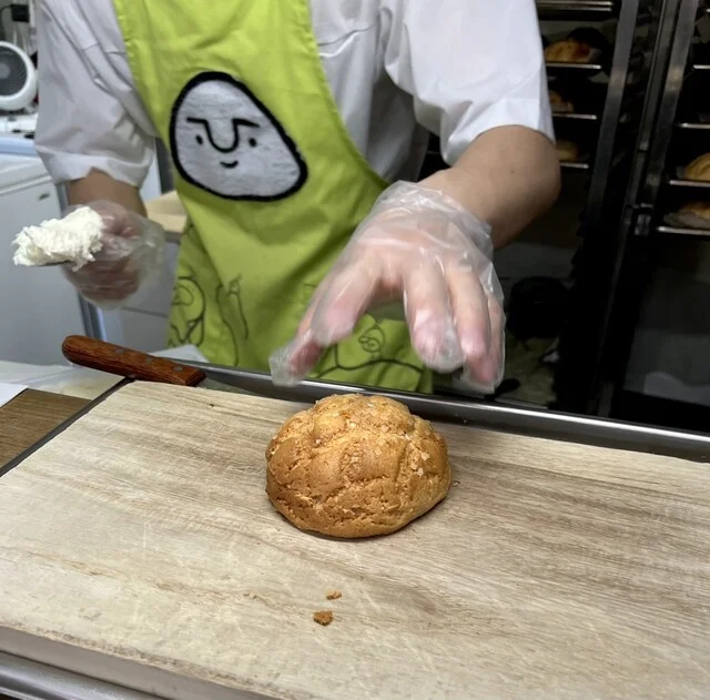 メロンパンアイス