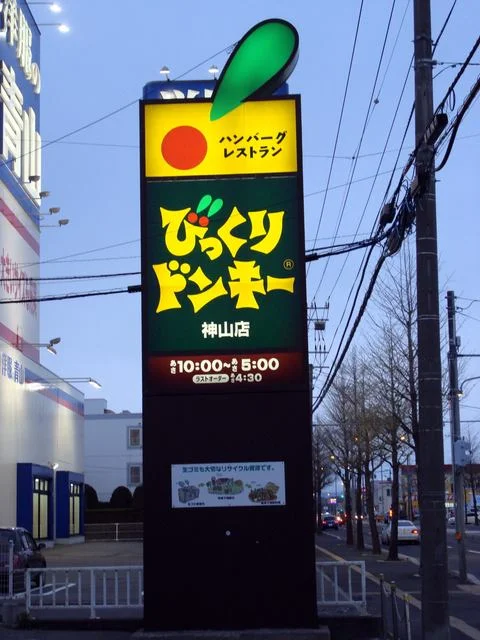 ハンバーグと言えば（北海道函館市環状線） : びっくりドンキー 神山店の写真