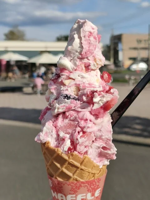 ばすすとっぷ（Furano marche） - 富良野（ソフトクリーム）の写真