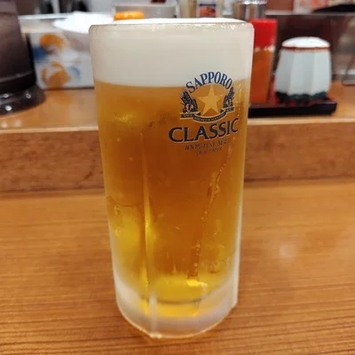 函館「いなせ」でビール : いなせの写真
