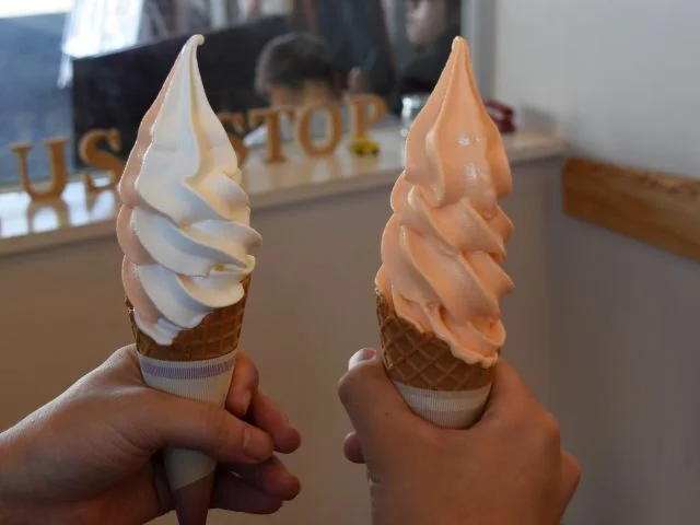 ばすすとっぷ（Furano marche） - 富良野（ソフトクリーム）の写真