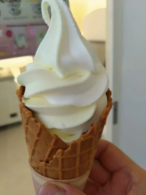 暑かった日、、思惑がはずれて昼飯抜きになった : あいすの家 北見メッセ店の写真