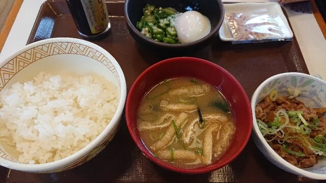 ぷりぷりエビのビスクソースカレー。 : すき家 39号北見三輪店の写真