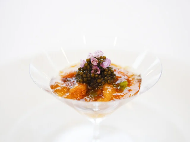 素晴らしい料理と贅沢な景色 : メゾン フジヤ ハコダテの写真