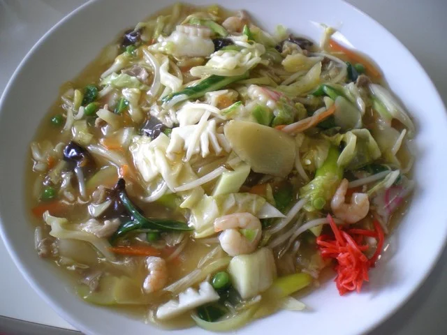 あんかけ焼きそば塩