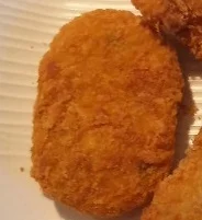 九戸屋肉店 たきざわ日曜朝市店（クノヘヤニクテン） - 大釜（とんかつ）の写真