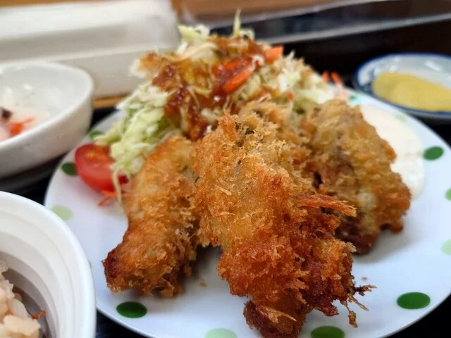 かき小屋 広田湾 - 陸前高田（かき）の写真